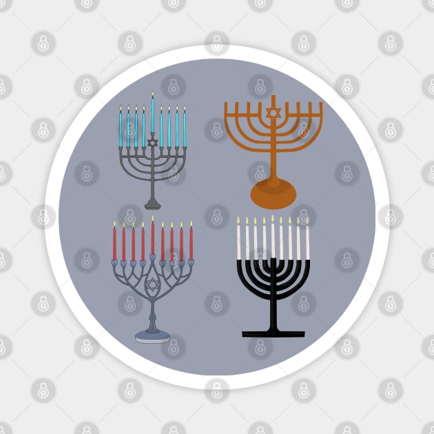 Hanukkah Judaism Jew Religion Magnet by DiegoCarvalho